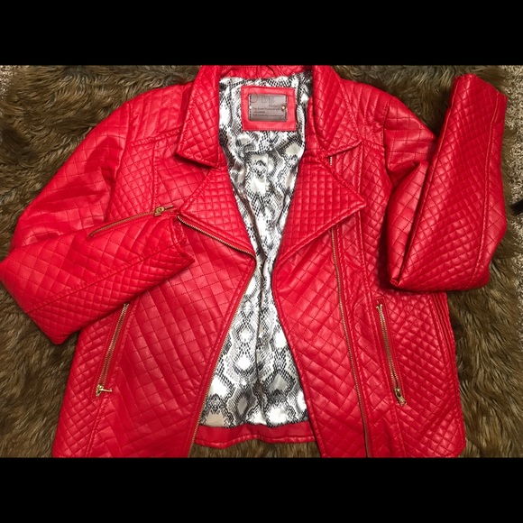 Red Moto jacket - Picture 1 of 5
